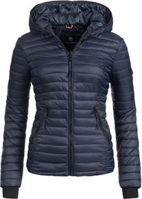 Navahoo Damen Steppjacke "Kimuk", blau, casual, Gr. S, Obermaterial: 100% Nylon, Futter: 100% Polyester, Wattierung: 100% Polyester, Ärmelfutter: