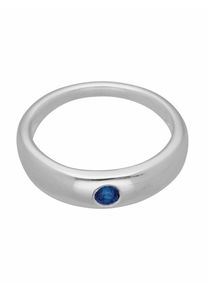 Adelia´s ADELIA ́S Damen Ketten-Anhänger "925 Silber Anhänger Taufring mit Safir Ø 10,9 mm", Silber 925 (Sterlingsilber), blau, Silber 925 (Sterlingsilber),