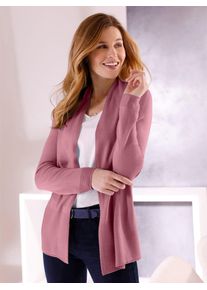 Classic Basics Damen Strickjacke, rosa, Gr. 50, unifarben, 100% Polyacryl, Strickjacken
