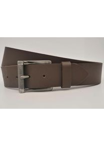 AnnaMatoni Damen Ledergürtel, braun, casual, Gr. 110, unifarben, Rindsleder, Gürtel, mit silberner Schließe