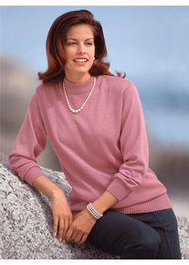 CLASSIC Damen Stehkragenpullover "Pullover", rot, Gr. 38, unifarben, 70% Polyacryl, 30% Schurwolle, Pullover