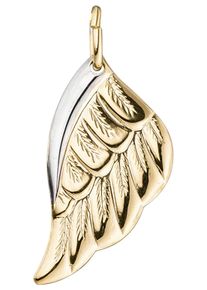 Jobo Damen Flügel-Anhänger "Anhänger Engelsflügel", Gelbgold 333, gold, Gelbgold 333, Schmuckanhänger, 333 Gold bicolor