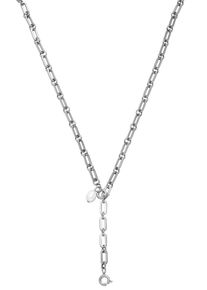 PURELEI Damen Charm-Kette "Schmuck Geschenk Zodiac Charm, 2148-Necklace-Charm-Zodiac", Edelstahl-Perlen, L: 50cm, silber, Edelstahl, Perlen,