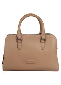 Bugatti Damen Henkeltasche "ELSA", beige, Leder, unifarben, leicht glänzend, Taschen, echt Leder