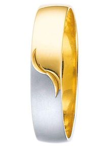 Firetti Trauring "Schmuck Geschenk Gold 375 Hochzeit Ehering Trauring "LIEBE"", 17,5, ohne Brillant, Gelbgold 375, 5mm, gold, Gelbgold 375,