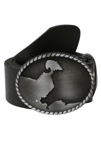 Damen Koppelgürtel, schwarz, casual,modisch, Gr. 105, RETTUNGSRING BY SHOWROOM 019, unifarben, Leder, Gürtel