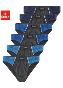 Le Jogger Herren Slip, Gr. 3, grau, Jersey, Obermaterial: 100% Baumwolle, unifarben, Unterhosen, mit kontrastfarbenen Highlights