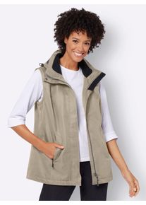Casual Looks Damen Funktionsjacke, braun, Gr. 42, unifarben, 100% Polyester, Kragen:100% Polyester, Netzware:100% Polyester, Jacken