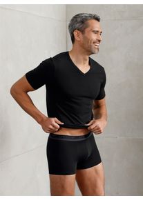 Schiesser Herren Panty, Gr. 6, schwarz, 95% Baumwolle, 5% Elasthan, Unterhosen