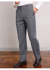 CLASSIC Herren Relaxhose, grau, Gr. 25, unifarben, 54% Polyester, 44% Schurwolle, 2% Elasthan, Hosen