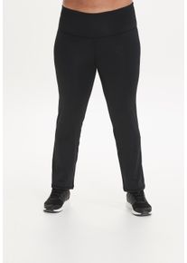 Q BY ENDURANCE Damen Stoffhose "Cinati", schwarz, sportlich, Gr. 44, unifarben, 90% Polyester, 10% Elasthan, Hosen, mit atmungsaktivem