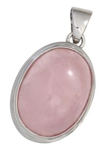 Jobo Damen Ketten-Anhänger "Anhänger oval", Silber 925 (Sterlingsilber), silber, Silber 925 (Sterlingsilber), Schmuckanhänger, 925 Silber mit