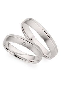 Phoenix PHÖNIX Damen Trauring "Schmuck Geschenk Silber 925 Trauring Ehering LIEBE versch. Varianten", 59, ohne Brillant, Silber 925 (Sterlingsilber), 4mm,