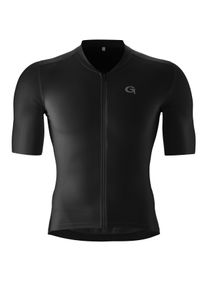Gonso Herren Radtrikot "SITIVO TRIKOT M", schwarz, Gr. M, 45% Polyamid, 35% Polyester, 20% Elasthan, Trikots, Herren Radshirt kurzarm, atmungsaktives