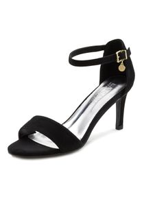 Lascana Damen High-Heel-Sandalette "Sommerschuh", Gr. 36, schwarz, Obermaterial: 100% Textilmaterial. Futter: 100% Lederimitat. Decksohle: 100%