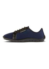 Leguano Damen Barfußschuh "CITY", Gr. 38, blau, Textil, Lederimitat, sportlich, Schuhe, mit extrem biegsamer Laufsohle, Freizeitschuh, Halbschuh,