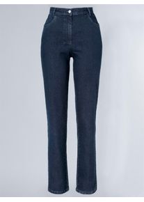 Classic Basics Damen Bequeme Jeans, blau, Gr. 255, unifarben, 81% Baumwolle, 17% Polyester, 2% Elasthan, Jeans
