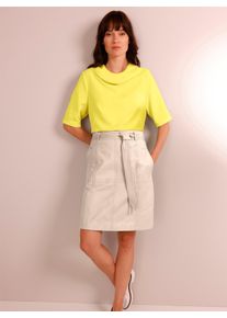 Damen Schlupfbluse, grün, Gr. 40, CREATION L PREMIUM, unifarben, 70% Modal, 30% Polyester, Blusen