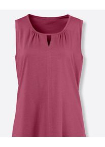 Classic Basics Damen Shirttop, lila, Gr. 46, unifarben, 100% Baumwolle, Tops