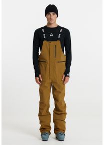 SOS Herren Skihose "Lipno", gelb, sportlich, Gr. XL, unifarben, 84% Nylon, 16% Elasthan, Hosen, in wasser- und schneefester Qualität