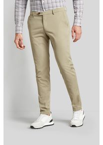 Bugatti Herren Stoffhose, beige, casual, Gr. 36, 89% Baumwolle, 7% Elastomultiester, 4% Elasthan, Hosen, mit hohem Baumwollanteil