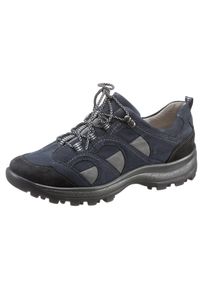 Waldläufer WALDLÄUFER Damen Schnürschuh, Gr. 7,5, schwarz, Textil, Nubukleder, sportlich, Schuhe