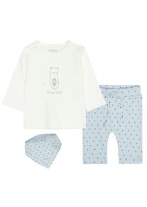 STACCATO Baby Erstausstattungspaket, blau, Basic, Gr. 68, unifarben, kontrastfarbene Details, Oberstoff: 100% Baumwolle., KOB Set-Artikel, aus