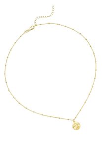 Jobo Damen Kette mit Anhänger "Schutzpatron Christopherus", Silber 925 (Sterlingsilber), L: 43cm, gold, Silber 925 (Sterlingsilber), Halsketten, 925