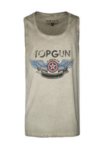 Top Gun Herren Muskelshirt "Flap TG20191066", grün, Gr. S, Obermaterial: 100% Baumwolle, Shirts