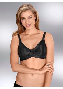 Naturana Damen Minimizer-BH, Gr. 75, schwarz, 93% Polyamid, 7% Elasthan, BHs