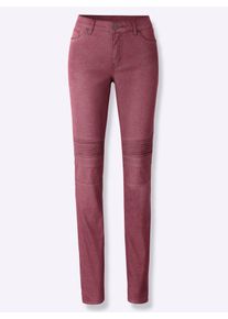 Inspirationen Damen Bequeme Jeans, rot, Gr. 23, unifarben, 76% Baumwolle, 22% Polyester, 2% Elasthan, Jeans