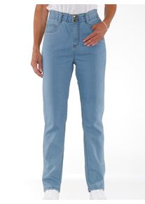 Classic Basics Damen Bequeme Jeans, blau, Gr. 46, unifarben, 81% Baumwolle, 17% Polyester, 2% Elasthan, Jeans