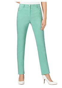 Stehmann Damen Stretch-Hose, grün, Gr. 20, unifarben, 72% Viskose, 25% Polyamid, 3% Elasthan, Hosen