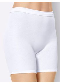 wäschepur WÄSCHEPUR Damen Pagenschlüpfer, Gr. 40, weiß, 95% Baumwolle, 5% Elasthan, Unterhosen