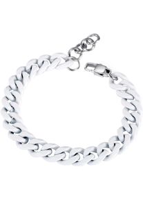 Firetti Armband "Schmuck Geschenk Edelstahl Armschmuck Armkette Panzerkette Color", Edelstahl, silber, Edelstahl, Armbänder