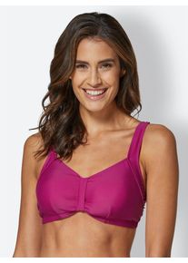 feel good Damen Bustier-Bikini-Top, pink, Gr. 38, Elasthan, Polyamid, Bikini-Oberteile