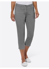 Casual Looks Damen 3/4-Jeans, blau, Gr. 40, unifarben, 81% Baumwolle, 17% Polyester, 2% Elasthan, Jeans