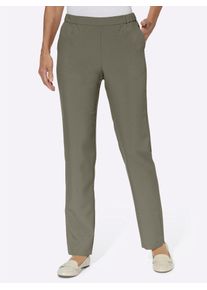 Classic Basics Damen Schlupfhose, grün, Gr. 21, unifarben, 100% Polyester, Hosen