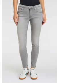 Marc O'Polo Damen Slim-fit-Jeans "Alva", grau, casual, Gr. 25, MARC O'POLO DENIM, unifarben, Denim/Jeans, Obermaterial: 94% Baumwolle, 4% Polyester, 2% Elasthan,