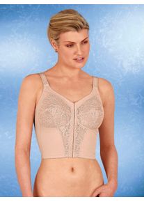 SuSa Damen Bügelloser BH, Gr. 85, beige, 65% Polyamid, 25% Elasthan, 10% Baumwolle, BHs