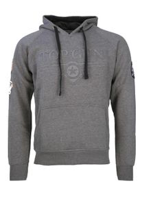 Top Gun Herren Kapuzenpullover "Simulator TG20191025", schwarz, Gr. XXL, Obermaterial: 50% Baumwolle / 50% Polyester, Pullover
