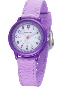 Jacques Farel Kinder Solaruhr "ORSO 3110", lila, Armbanduhren, Armbanduhr, Kinderuhr, ideal auch als Geschenk