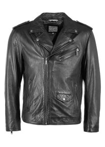 JCC Herren Lederjacke "3102168", schwarz, Gr. 54, Obermaterial: 100% Leder, Lamm / Lining 50% Polyester / 50% Baumwolle / arm lining: 100% Polyester,