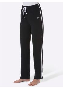 Catamaran Damen Sporthose, schwarz-weiß, Gr. 18, unifarben, 100% Baumwolle, Hosen