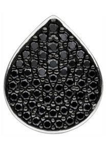 Jobo Damen Ketten-Anhänger "Anhänger Tropfen", Silber 925 (Sterlingsilber), schwarz, Silber 925 (Sterlingsilber), Schmuckanhänger, 925 Silber mit 51