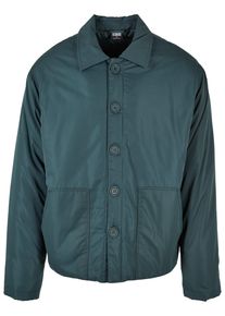Urban Classics Herren Winterjacke "Urban Classics Herren Utility Jacket", grün, klassisch, Gr. S, unifarben, 100% Polyester, Jacken