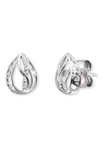 Engelsrufer Damen Paar Ohrstecker "Himmelsträne Lebensblume, ERE-TEARLIFL-ZI", Silber 925 (Sterlingsilber), silber, Silber 925 (Sterlingsilber),