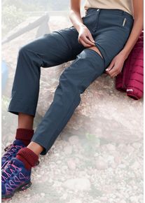 active by Lascana LASCANA ACTIVE Damen Trekkinghose, blau, sportlich, Gr. 36, unifarben, Web, Obermaterial: 95% Polyamid, 5% Elasthan, Hosen, mit Zip-off Beinen
