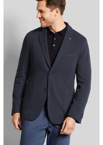 Bugatti Herren Sakko, blau, casual, Gr. 52, unifarben, 54% Polyester, 45% Baumwolle, 1% Elasthan, Sakkos, mit leichter Struktur