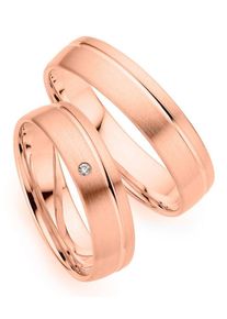 Phoenix PHÖNIX Trauring "Schmuck Geschenk Gold 333 Trauring Ehering LIEBE versch. Varianten", 59, ohne Brillant, Roségold 333, 5,0mm, rosa, Rosu00e9gold 333,